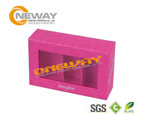 Full Color Elegant Square Rigid Cardboard Flower Paper Box with Clear Pvc Window
