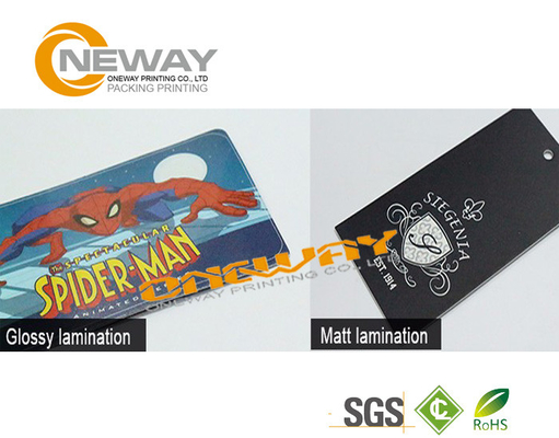 Full Colour Printed Bottle Neck Custom Label Tags for Product Display