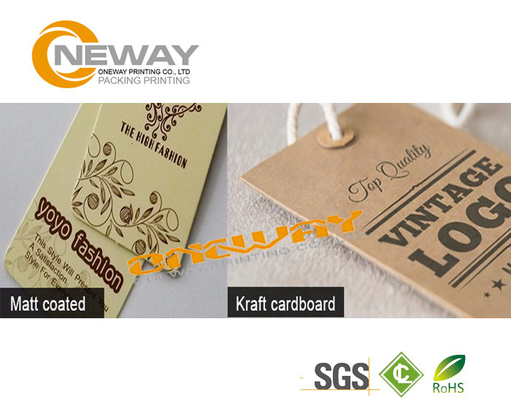 Full Colour Printed Bottle Neck Custom Label Tags for Product Display